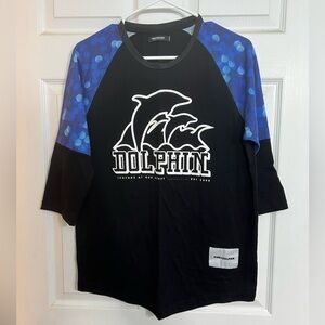 Pink Dolphin 3/4 T Shirt